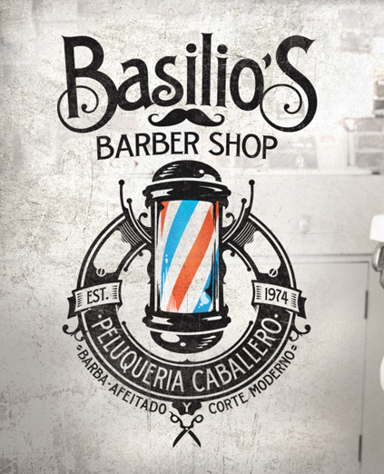 BASILIO´S BARBER SHOP · LOGO